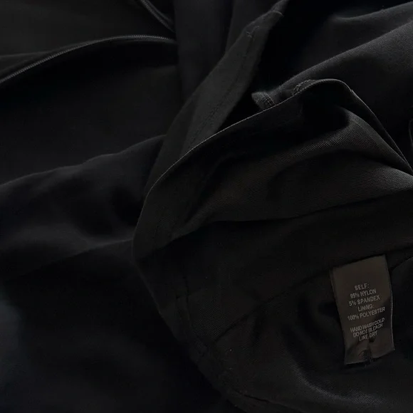 Lulu’s Long Sheer Sleeves Black Dress - Picture 8 of 9